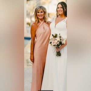 Stunning champagne long dress